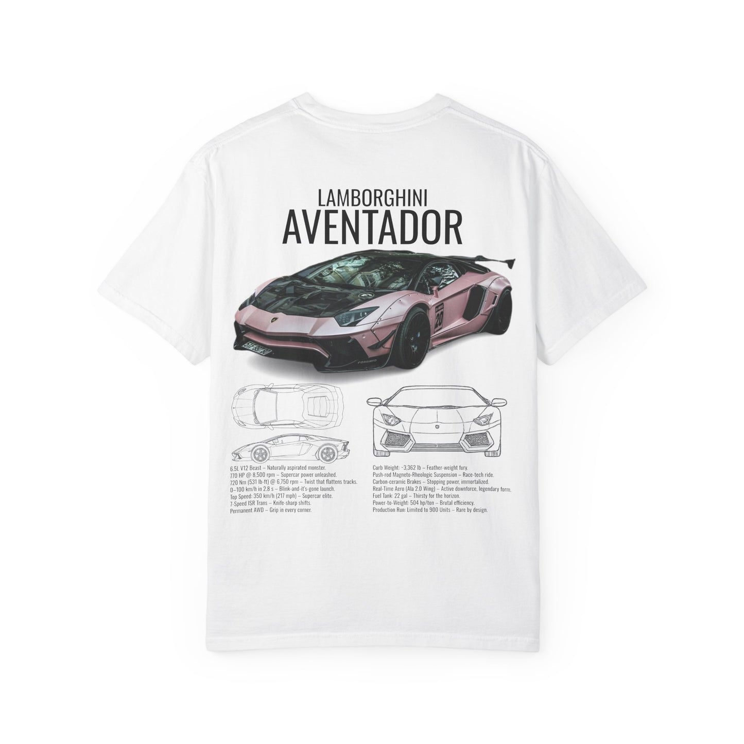 Lamborghini Aventador Graphic T-Shirt