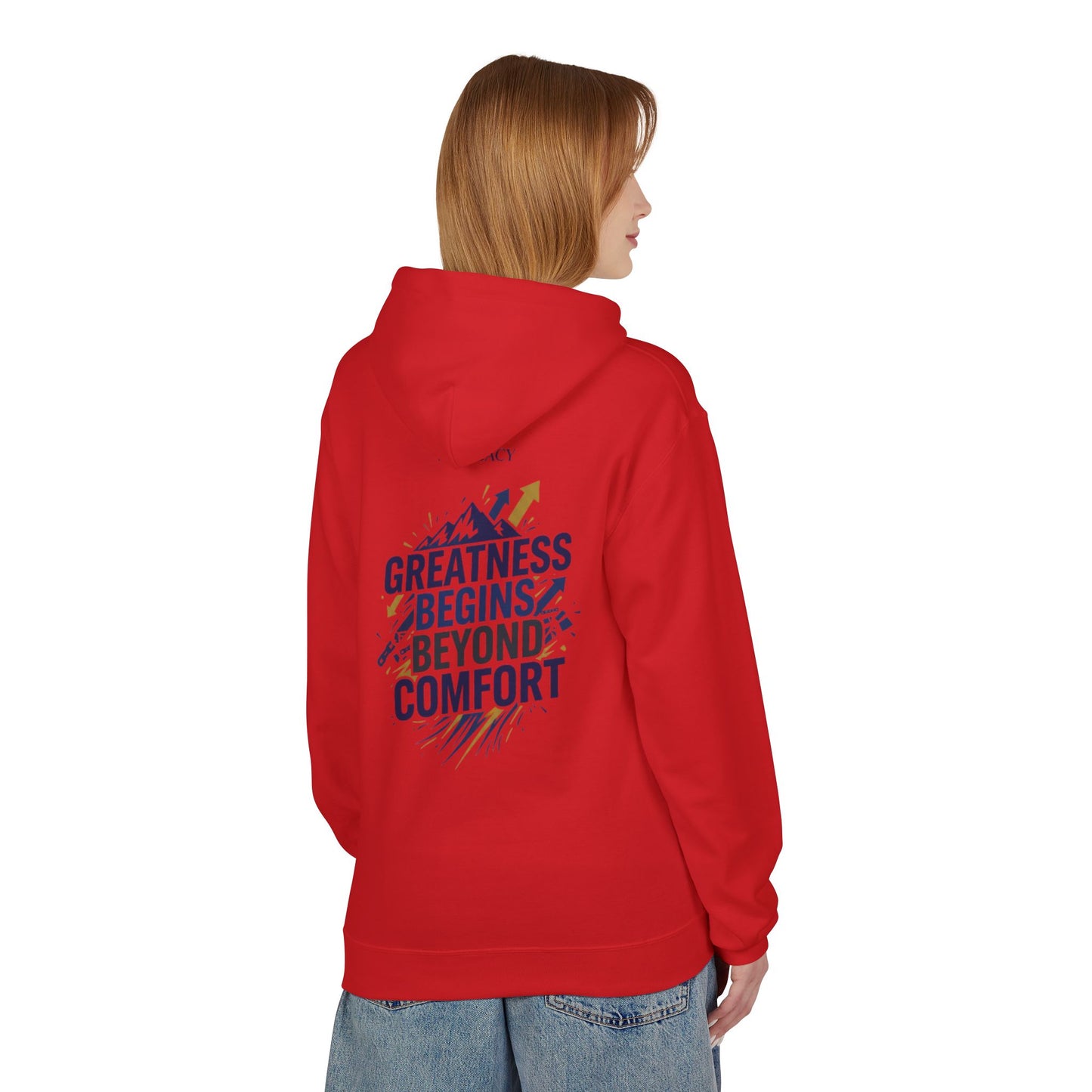 'Greatness Begins Beyond Comfort' Unisex Hoodie