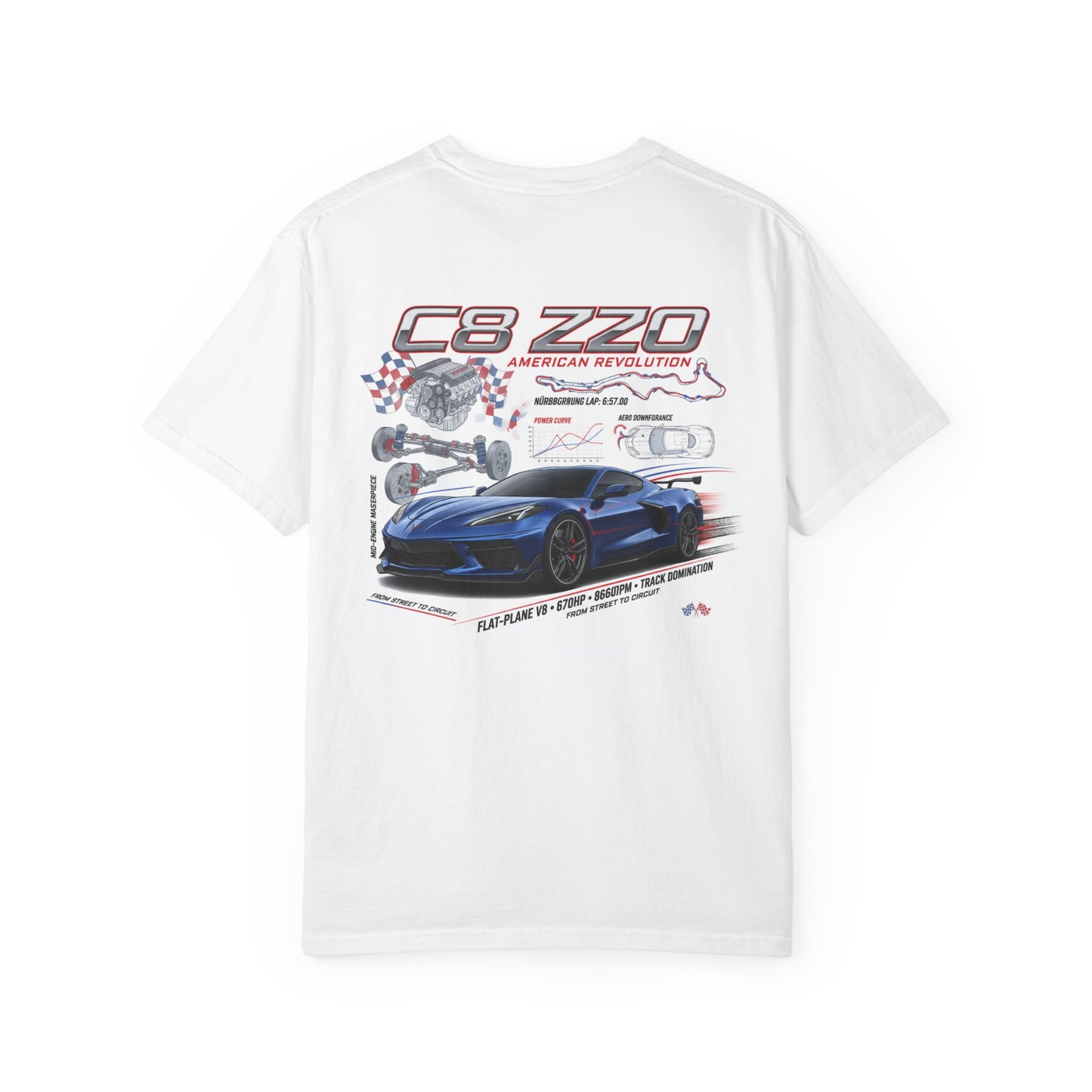 C8 Z06 Car Enthusiast T-Shirt, Vintage Racing Tee, Unisex Automotive Shirt, Muscle Car Gift, Car Show Apparel