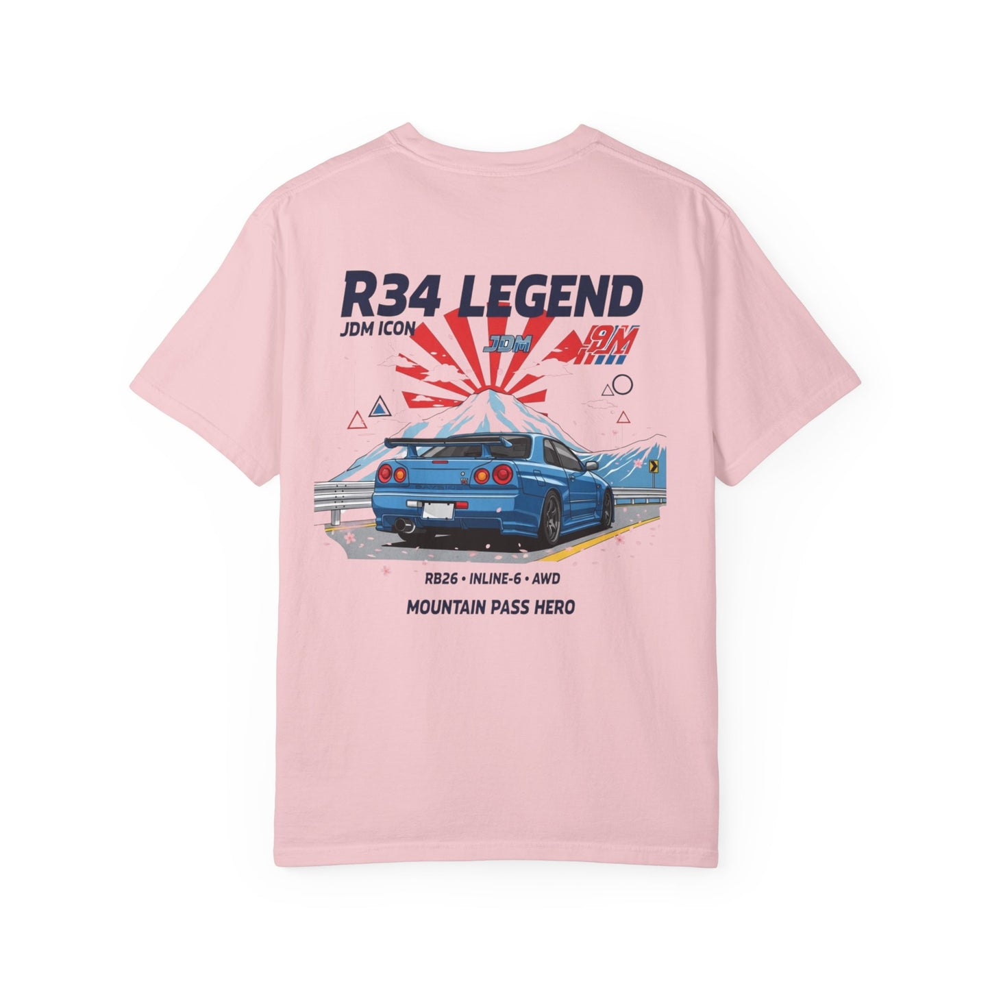 Unisex T-Shirt JDM R34 Legend Vintage Car Tee Graphic Shirt