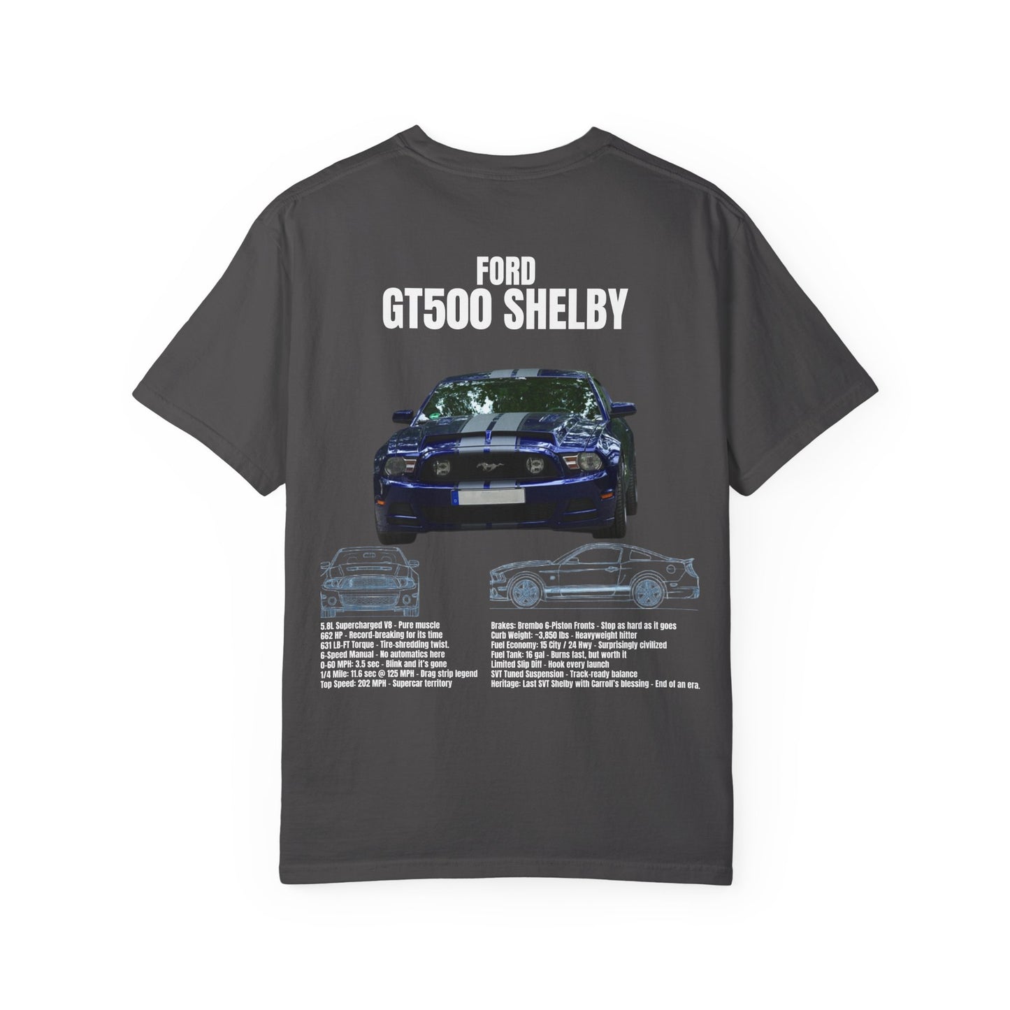 Ford GT500 Shelby Unisex T-Shirt | Car Enthusiast Apparel, Vintage Style Tee