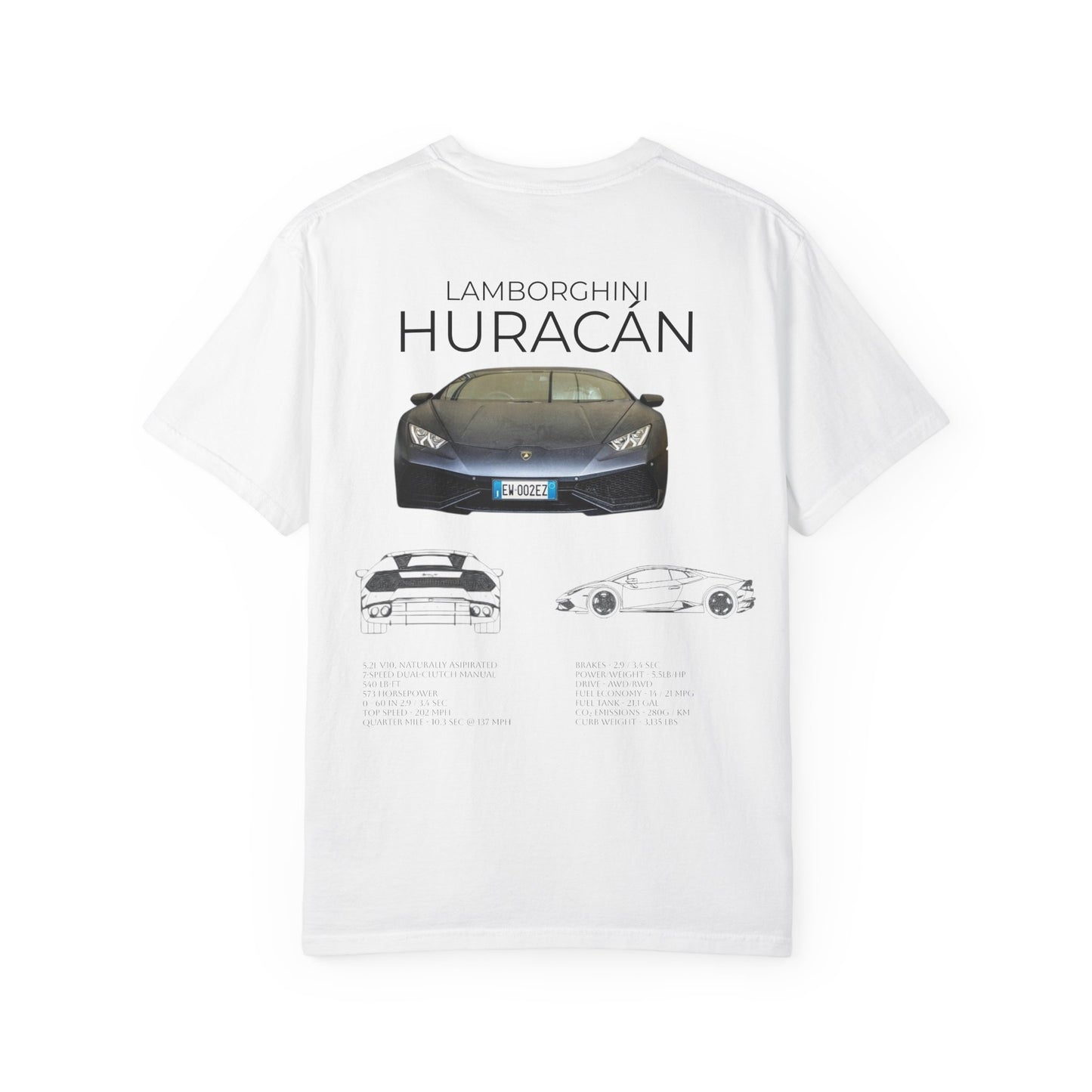 Lamborghini Huracan Unisex T-shirt - Car Enthusiast Tee, Gift for Him