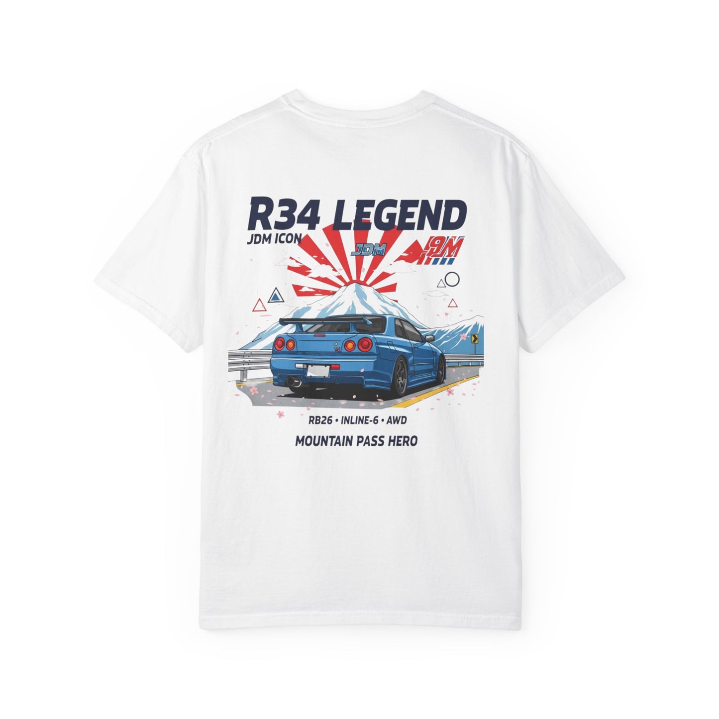 Unisex T-Shirt JDM R34 Legend Vintage Car Tee Graphic Shirt