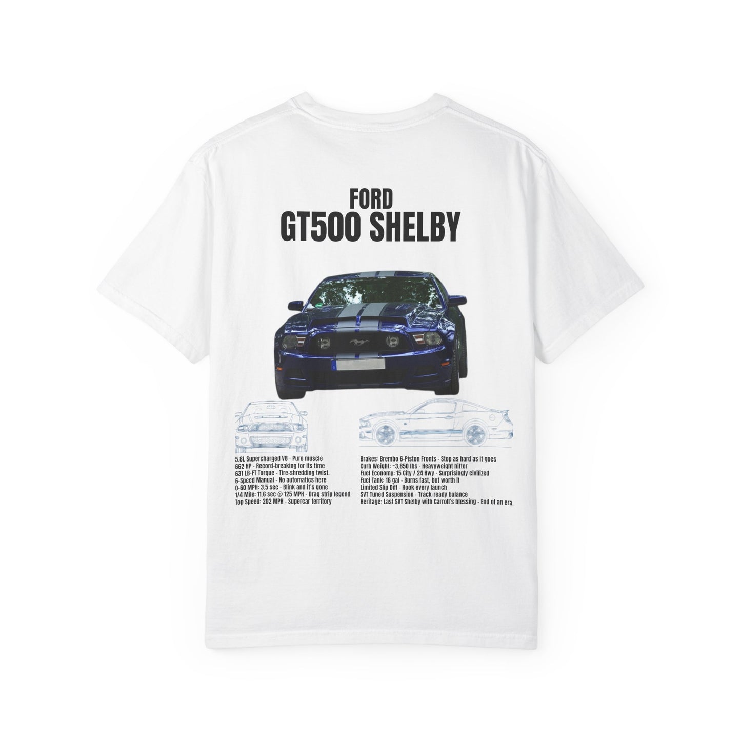 Ford GT500 Shelby Unisex T-Shirt | Car Enthusiast Apparel, Vintage Style Tee