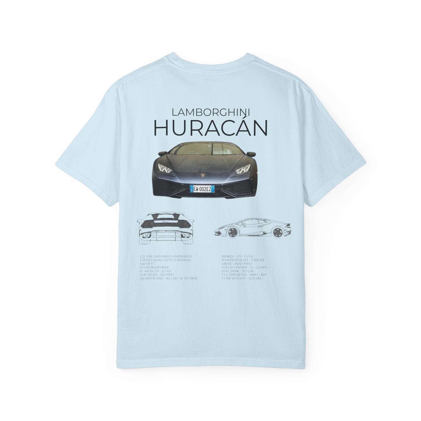 Lamborghini Huracan Unisex T-shirt - Car Enthusiast Tee, Gift for Him