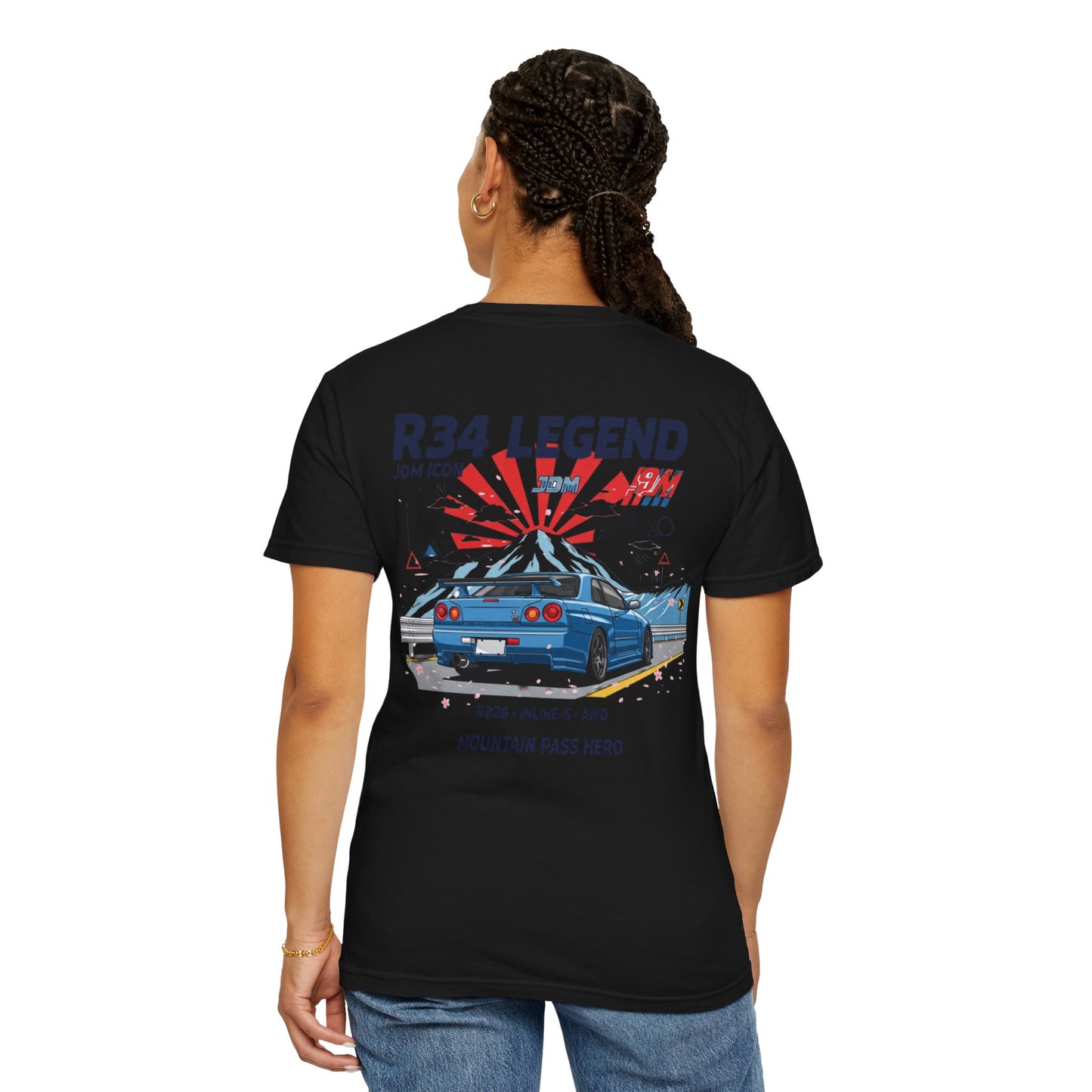 Unisex T-Shirt JDM R34 Legend Vintage Car Tee Graphic Shirt