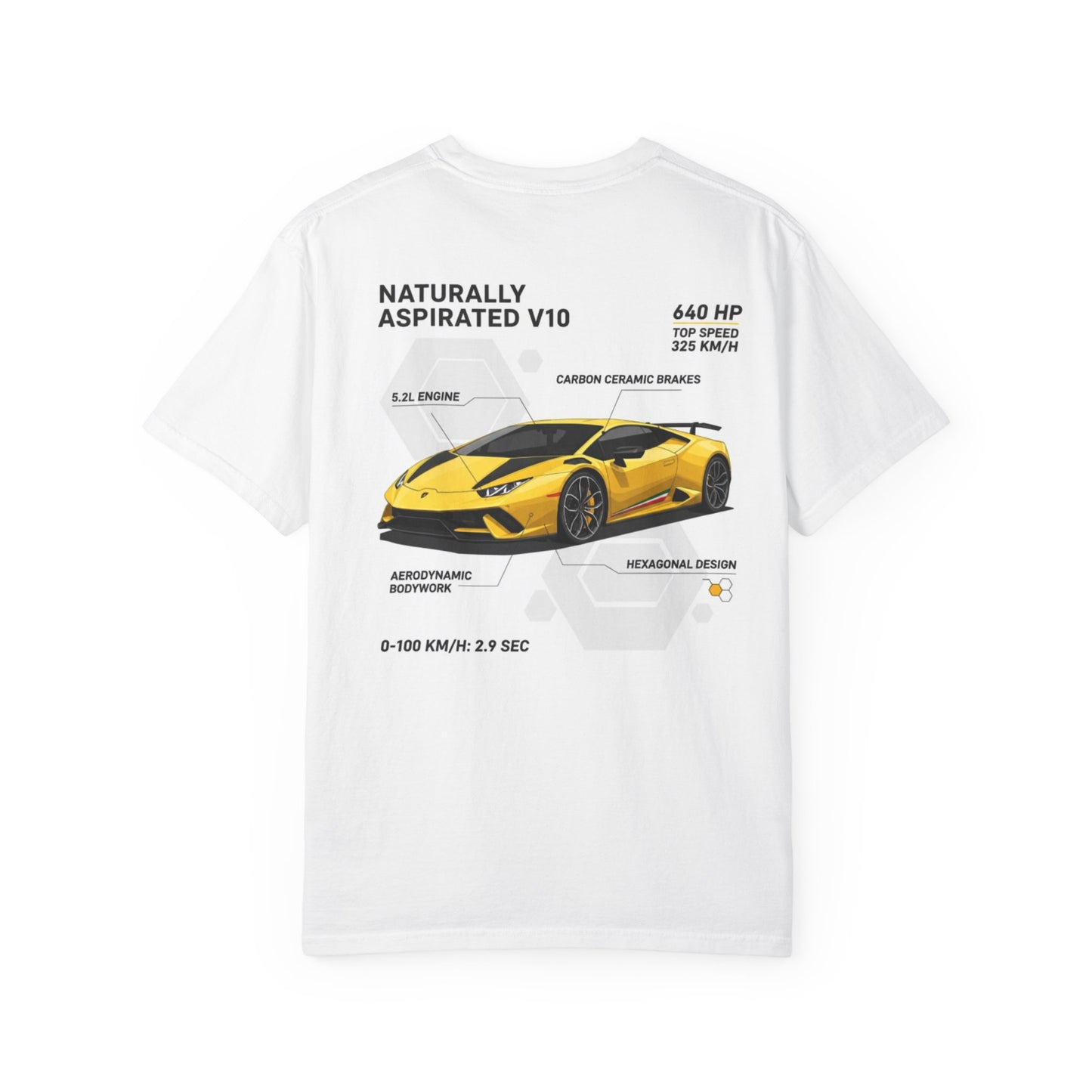 Lamborghini Huracan | Car Enthusiast T-Shirt - Unisex Garment-Dyed