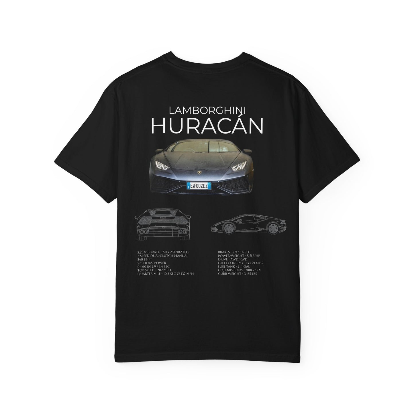 Lamborghini Huracan Unisex T-shirt - Car Enthusiast Tee, Gift for Him