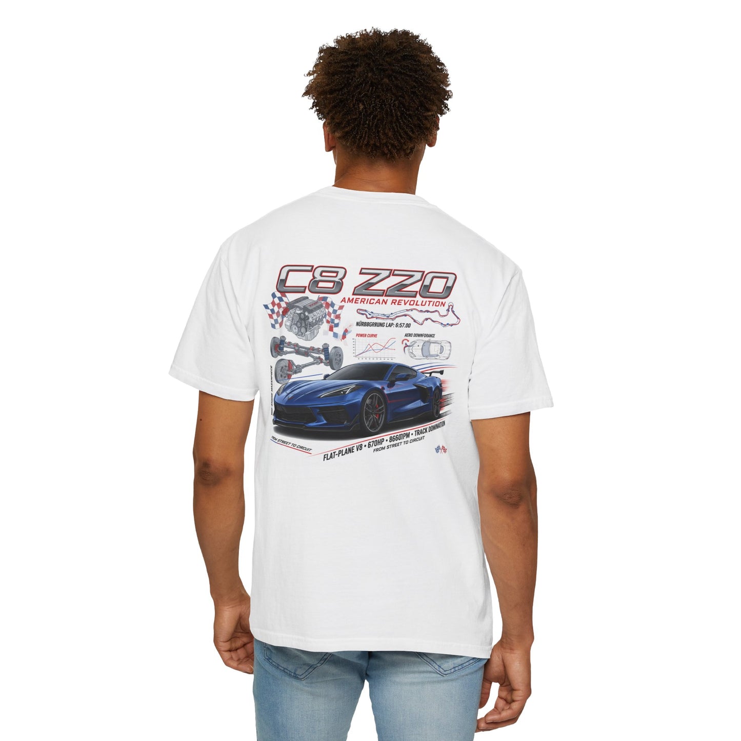 C8 Z06 Car Enthusiast T-Shirt, Vintage Racing Tee, Unisex Automotive Shirt, Muscle Car Gift, Car Show Apparel