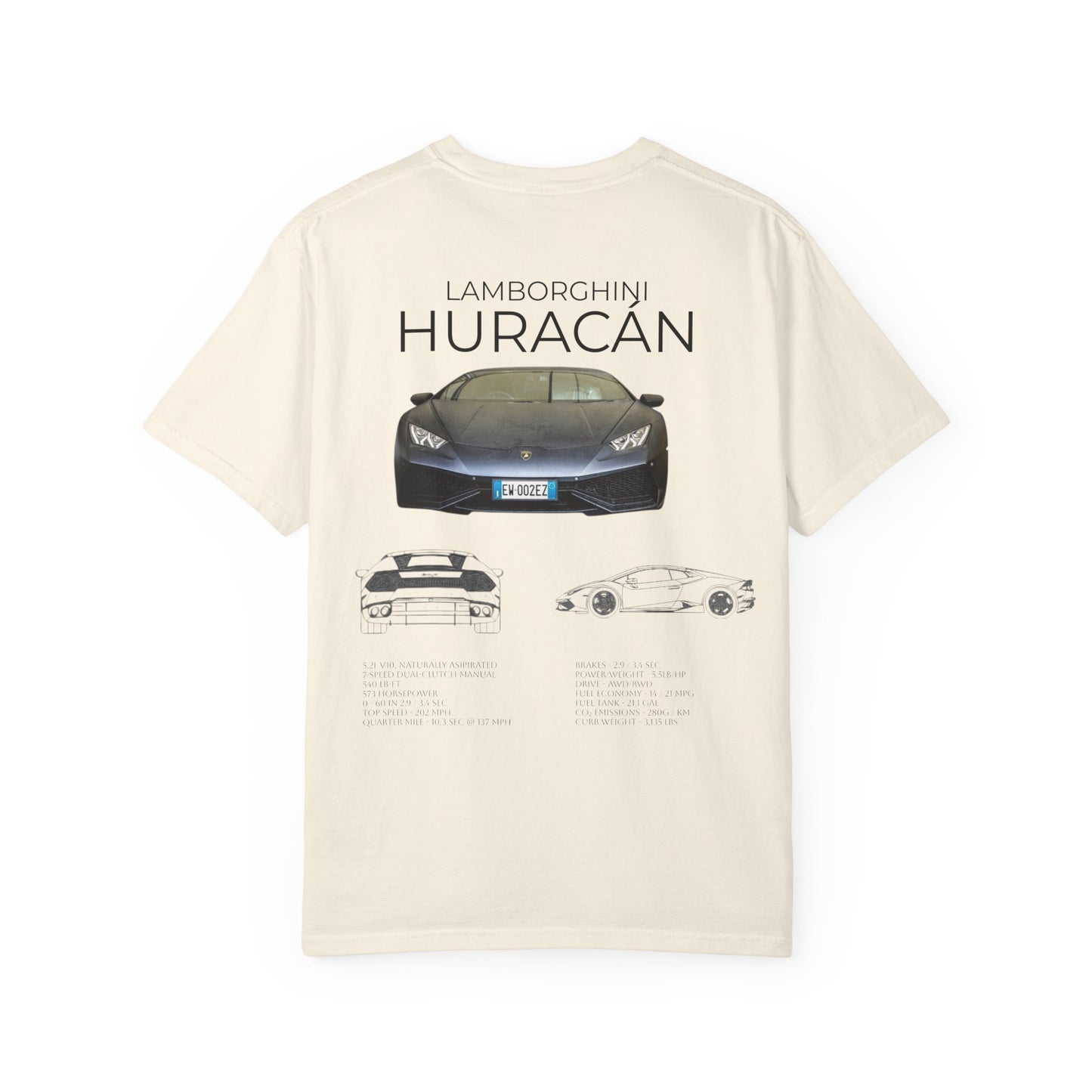 Lamborghini Huracan Unisex T-shirt - Car Enthusiast Tee, Gift for Him