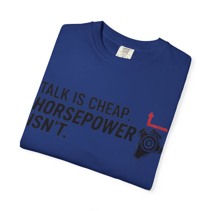 Horsepower Enthusiast T-Shirt, Unisex Garment-Dyed Tee for Car Lovers, Gifts for Dads, Father's Day, Auto Shows, Racing Events, [...]