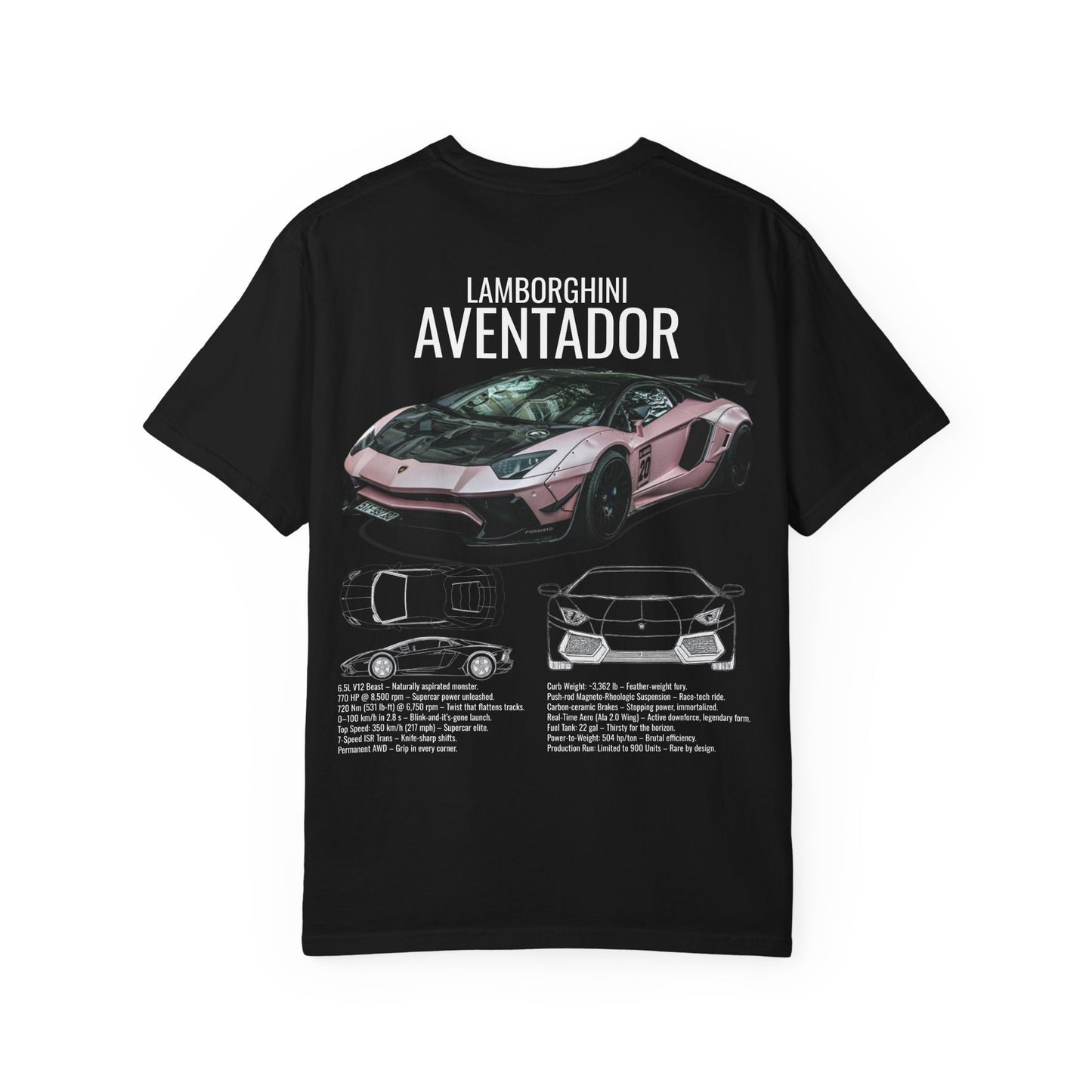 Lamborghini Aventador Graphic T-Shirt