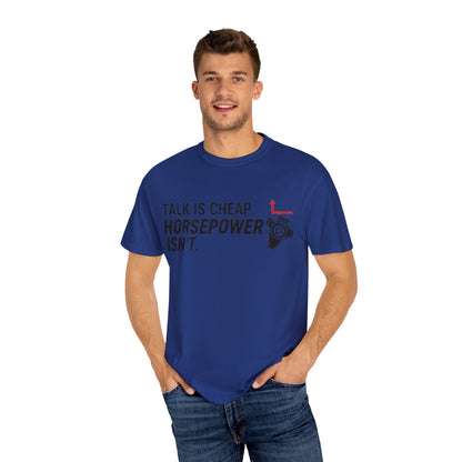 Horsepower Enthusiast T-Shirt, Unisex Garment-Dyed Tee for Car Lovers, Gifts for Dads, Father's Day, Auto Shows, Racing Events, [...]
