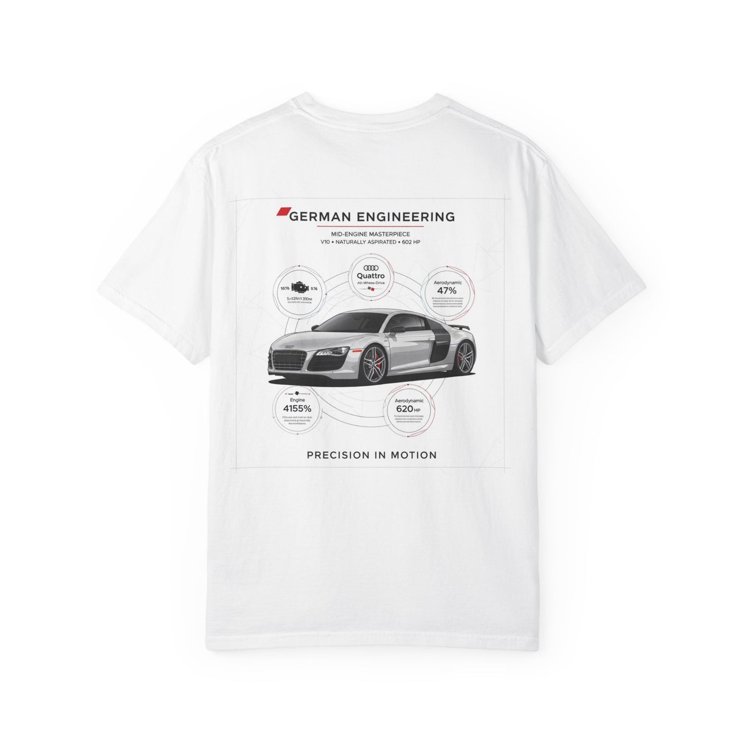 Audi R8 German Engineering T-Shirt - Unisex