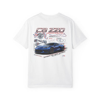 C8 Z06 Car Enthusiast T-Shirt, Vintage Racing Tee, Unisex Automotive Shirt, Muscle Car Gift, Car Show Apparel