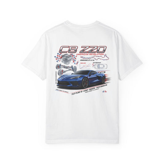 C8 Z06 Car Enthusiast T-Shirt, Vintage Racing Tee, Unisex Automotive Shirt, Muscle Car Gift, Car Show Apparel