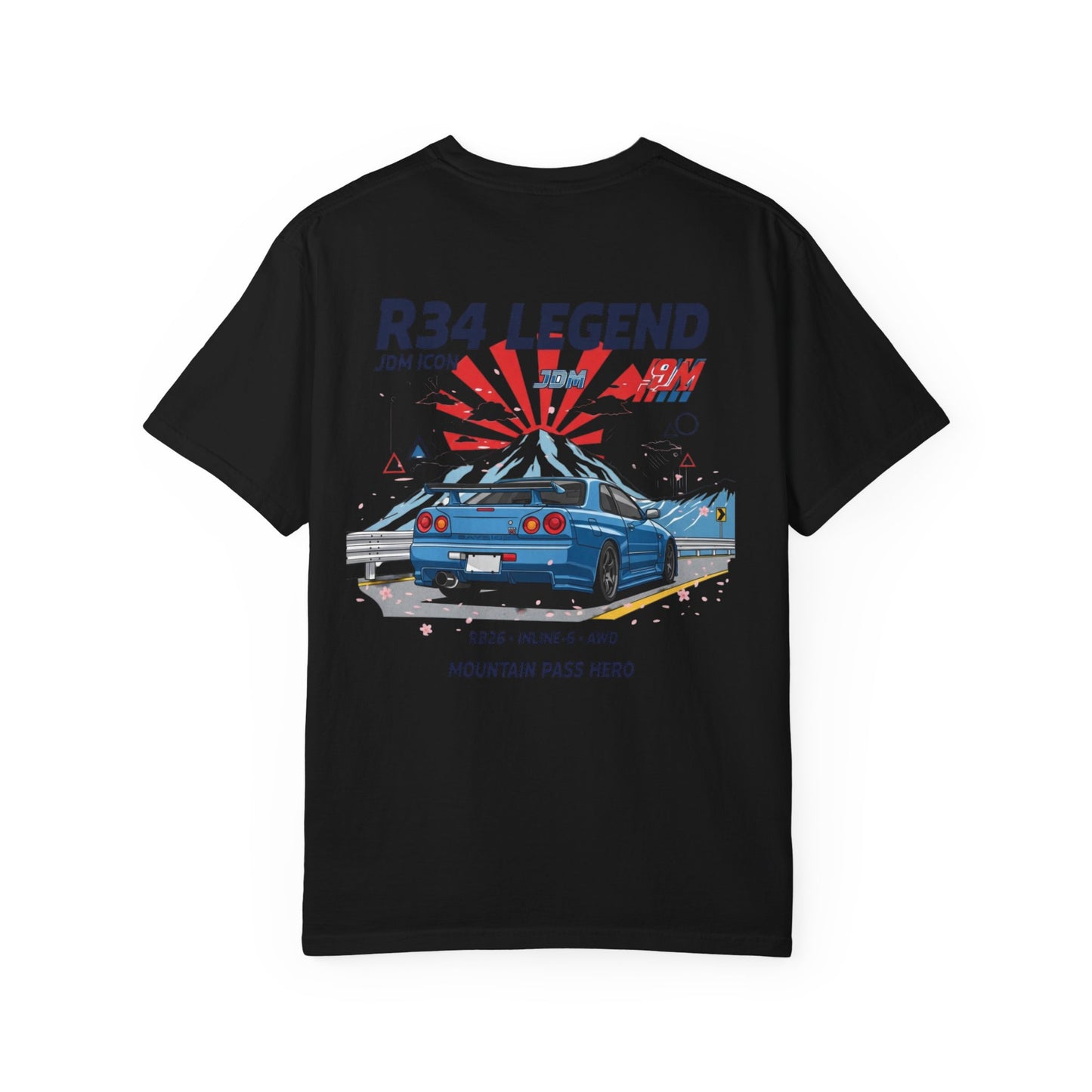Unisex T-Shirt JDM R34 Legend Vintage Car Tee Graphic Shirt