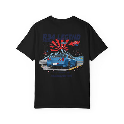 Unisex T-Shirt JDM R34 Legend Vintage Car Tee Graphic Shirt