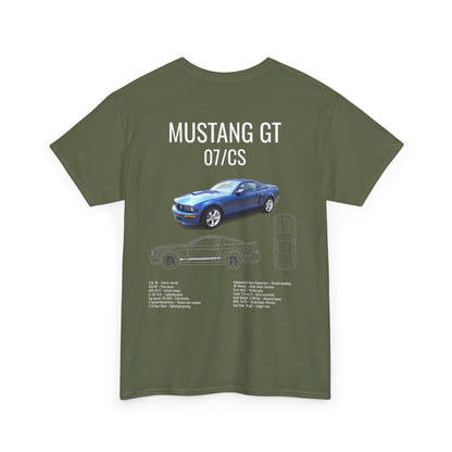 Ford Mustang 2007GT/CS T-Shirt with American Flag