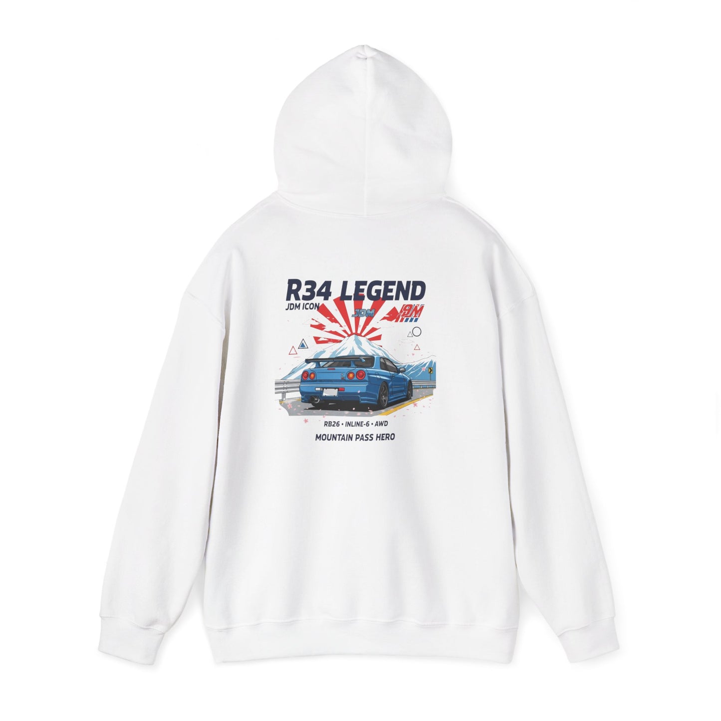 Nissan R34 JDM Vintage Car Hoodie
