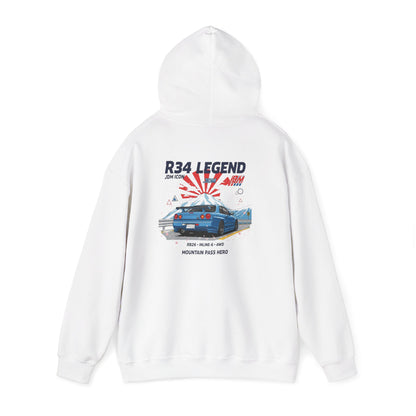 Nissan R34 JDM Vintage Car Hoodie