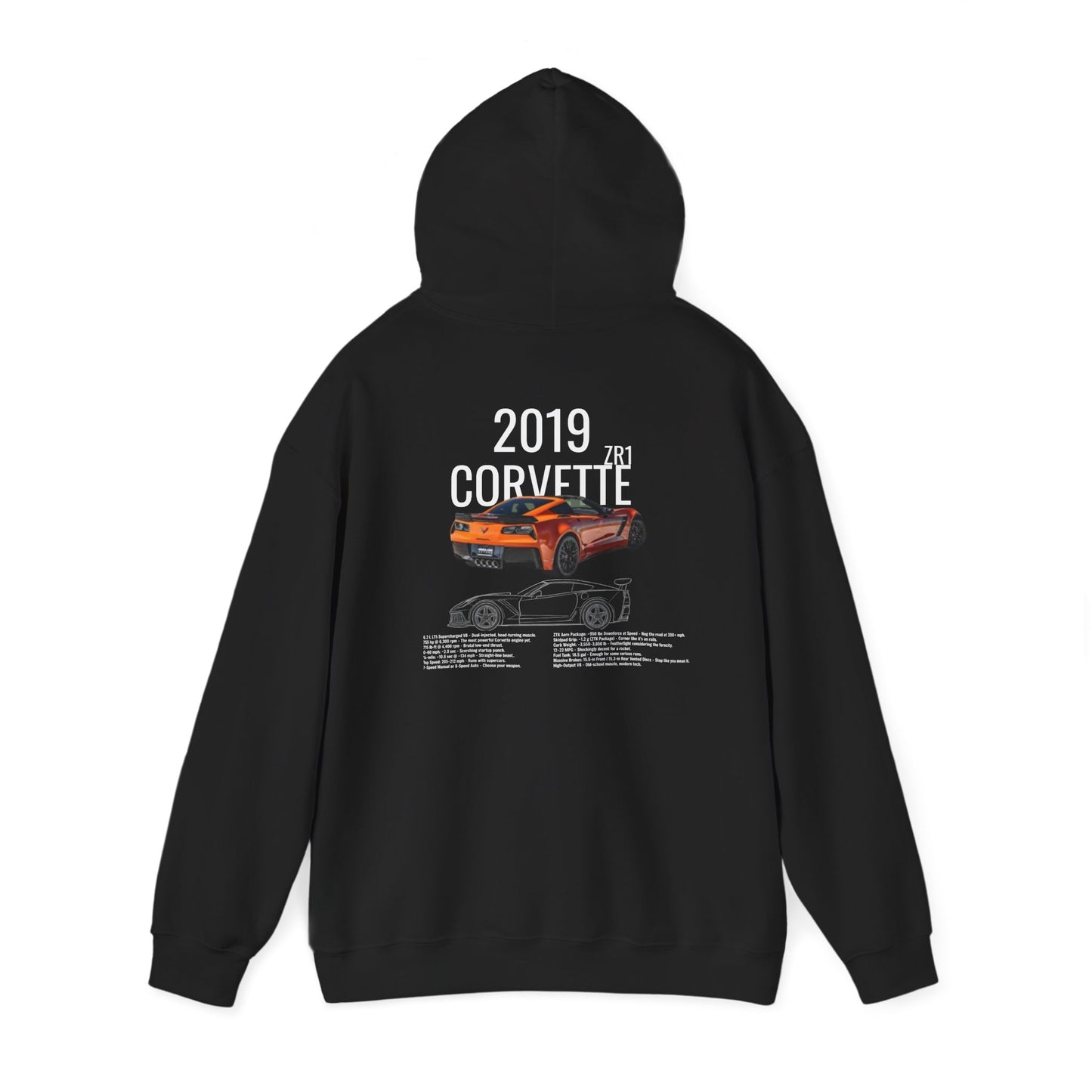 Corvette ZR1 Hoodie | Car Enthusiast Apparel