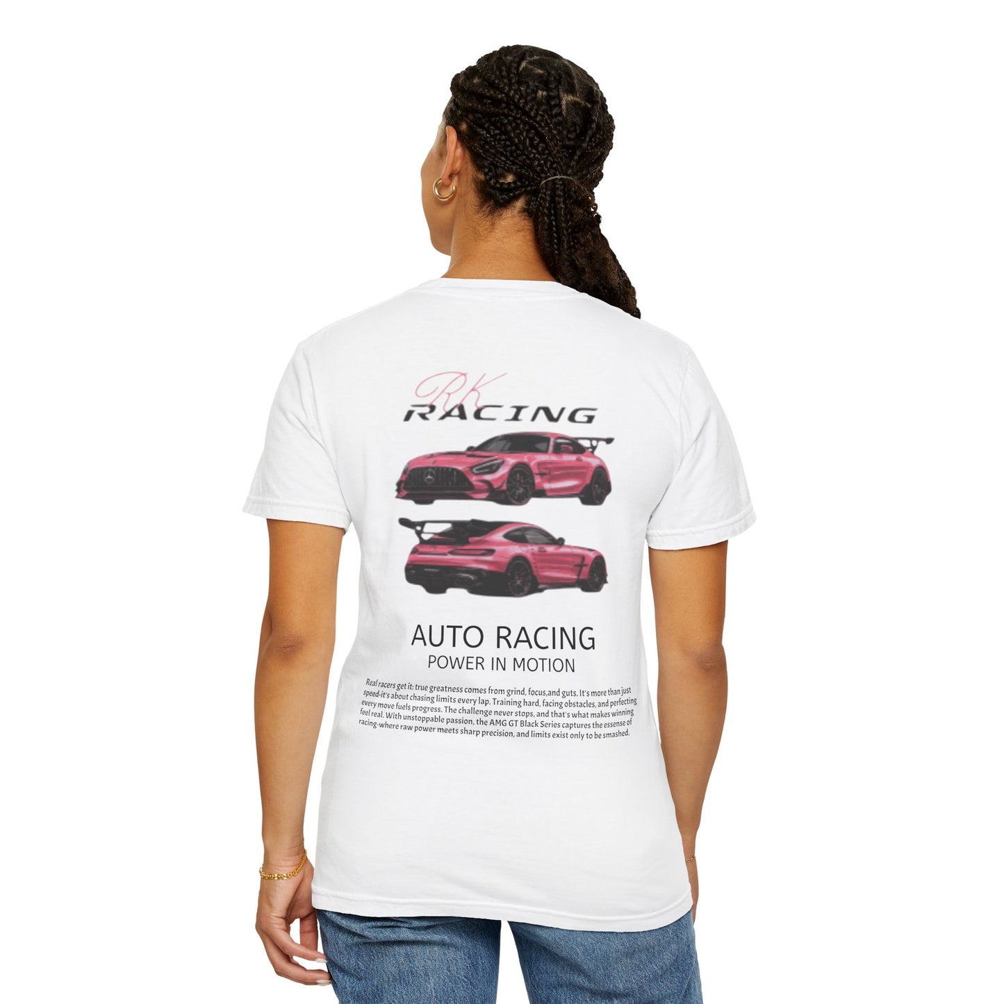 Pink Mercedes AMG GT Unisex T-shirt