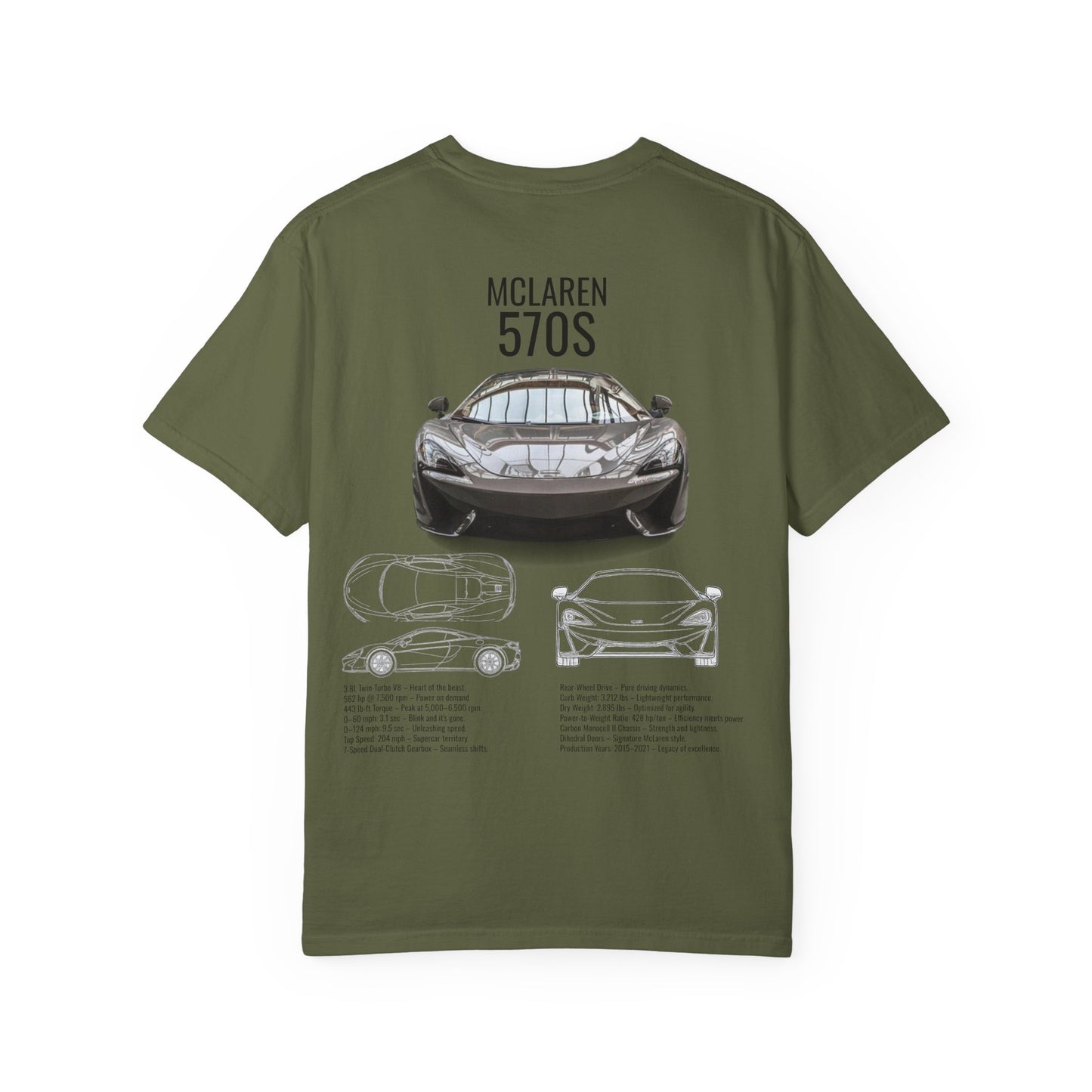 McLaren 570S Garment-Dyed Tee