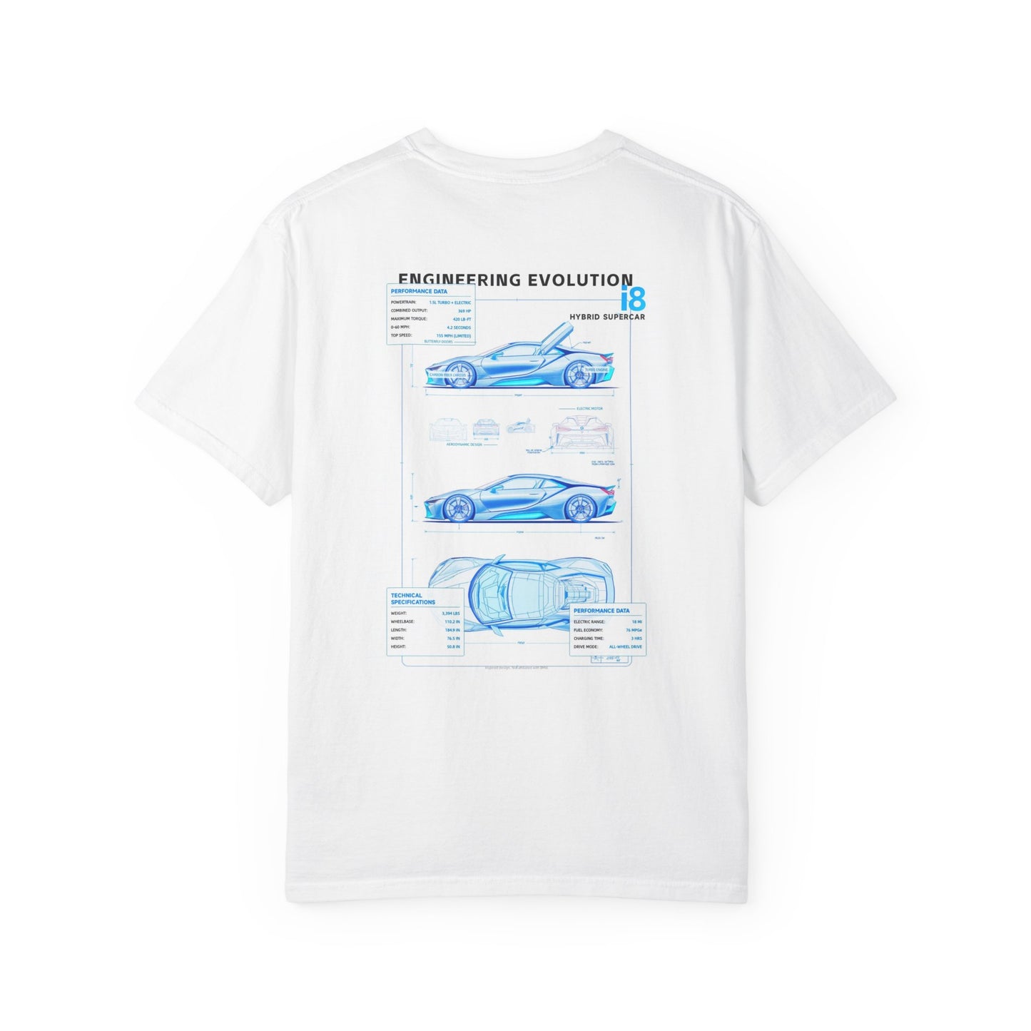 Engineering Evolution T-Shirt | Cool Graphic Tee for Car Enthusiasts | Unisex Garment-Dyed Shirt, Gift for Him, Automotive Apparel, [...]