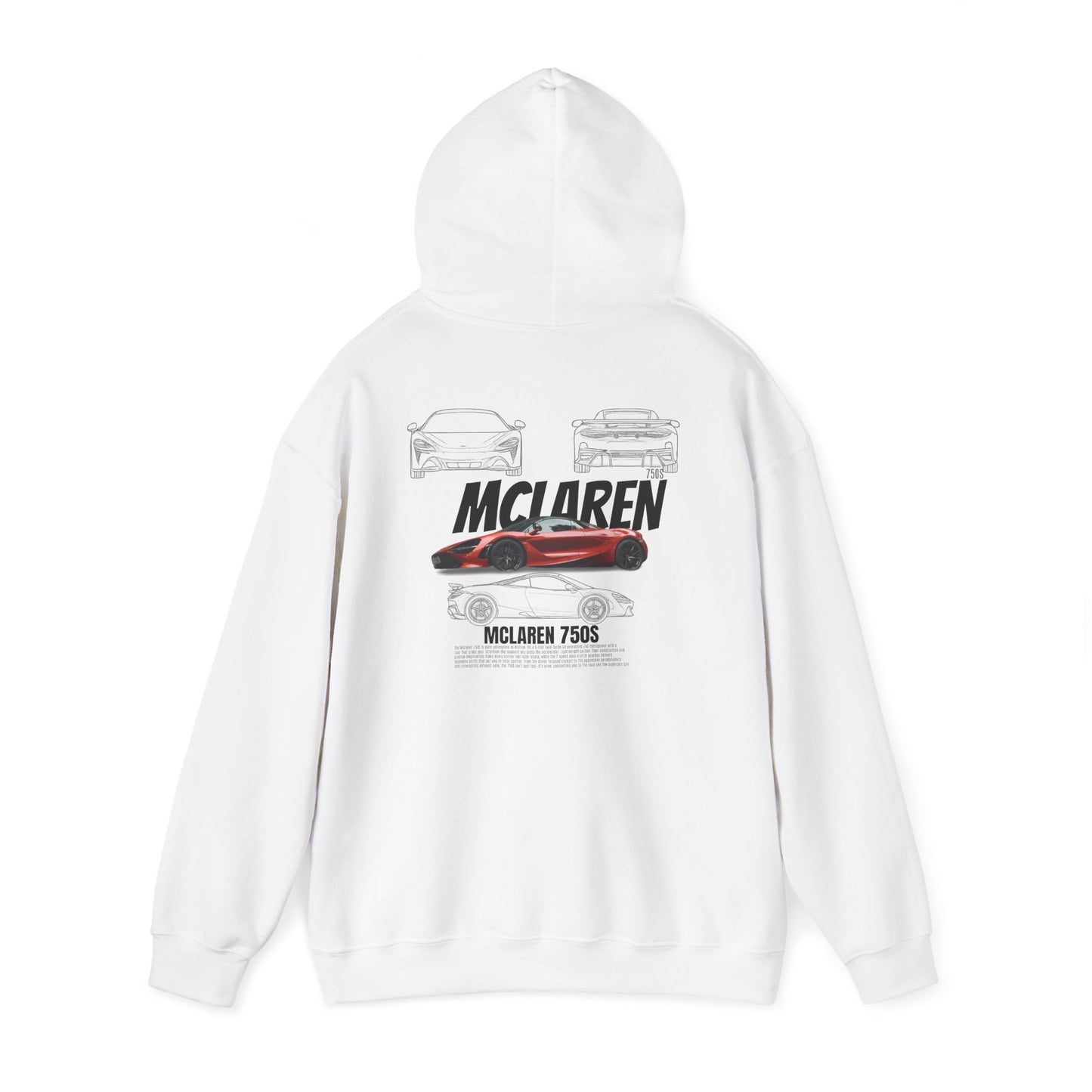 McLaren 750S Hoodie - Cool Car Hoodie