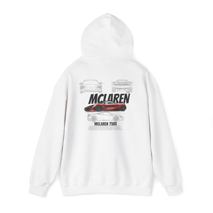 McLaren 750S Hoodie - Cool Car Hoodie