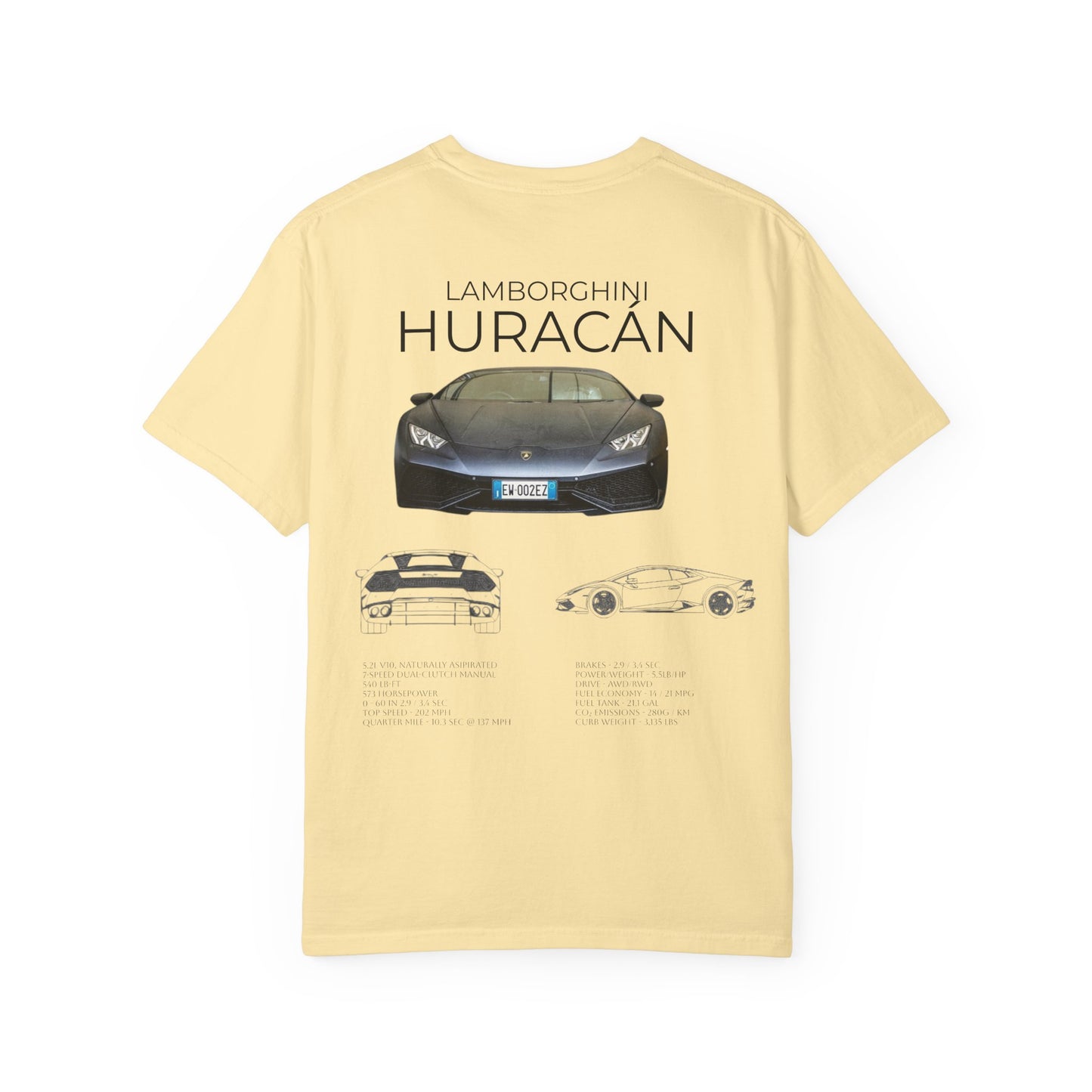 Lamborghini Huracan Unisex T-shirt - Car Enthusiast Tee, Gift for Him