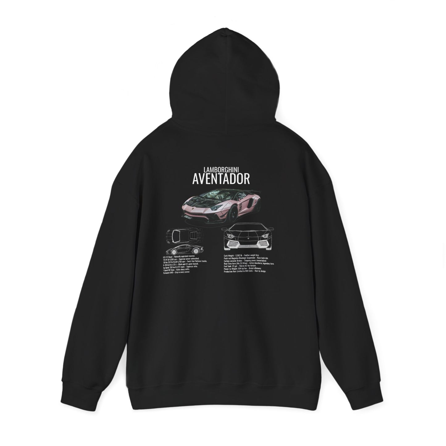 Lamborghini Aventador Graphic Hoodie