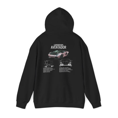 Lamborghini Aventador Graphic Hoodie