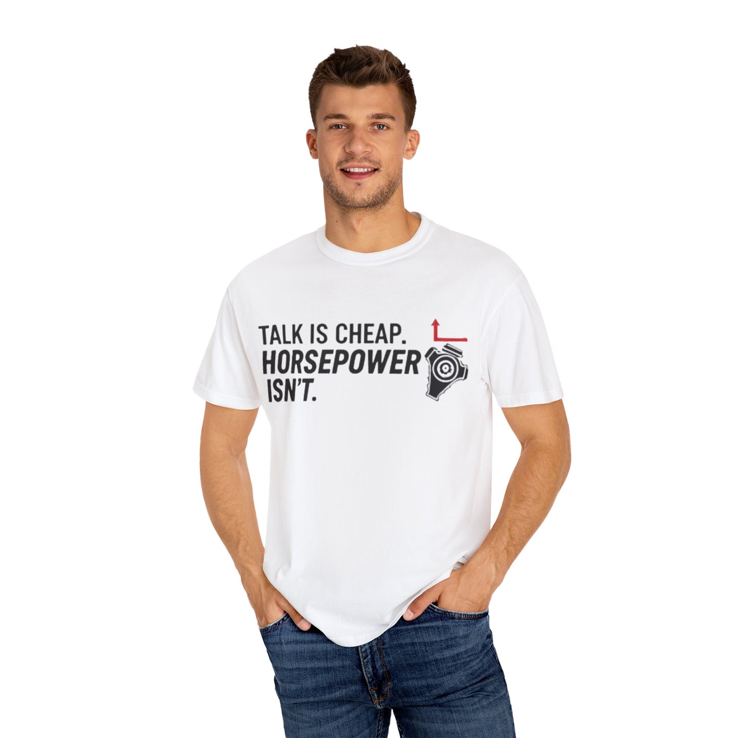 Horsepower Enthusiast T-Shirt, Unisex Garment-Dyed Tee for Car Lovers, Gifts for Dads, Father's Day, Auto Shows, Racing Events, [...]