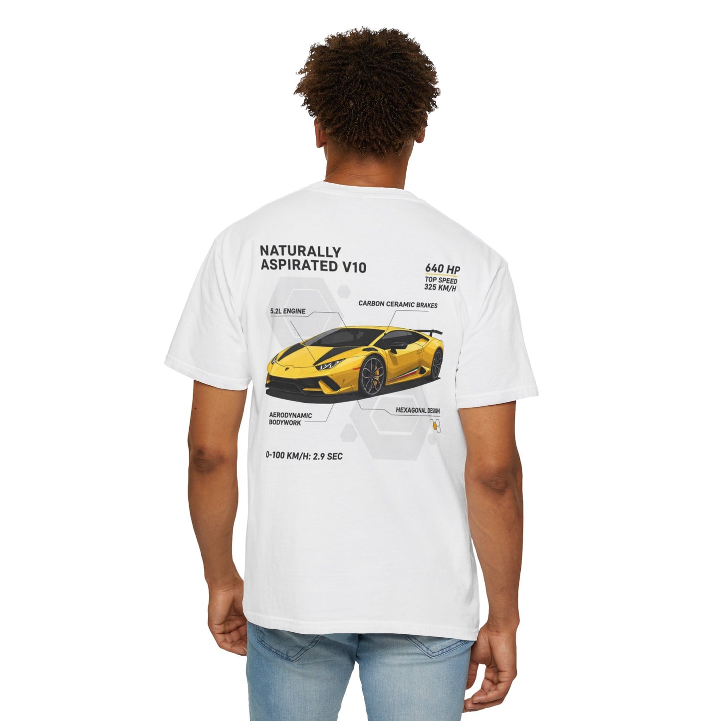 Lamborghini Huracan | Car Enthusiast T-Shirt - Unisex Garment-Dyed