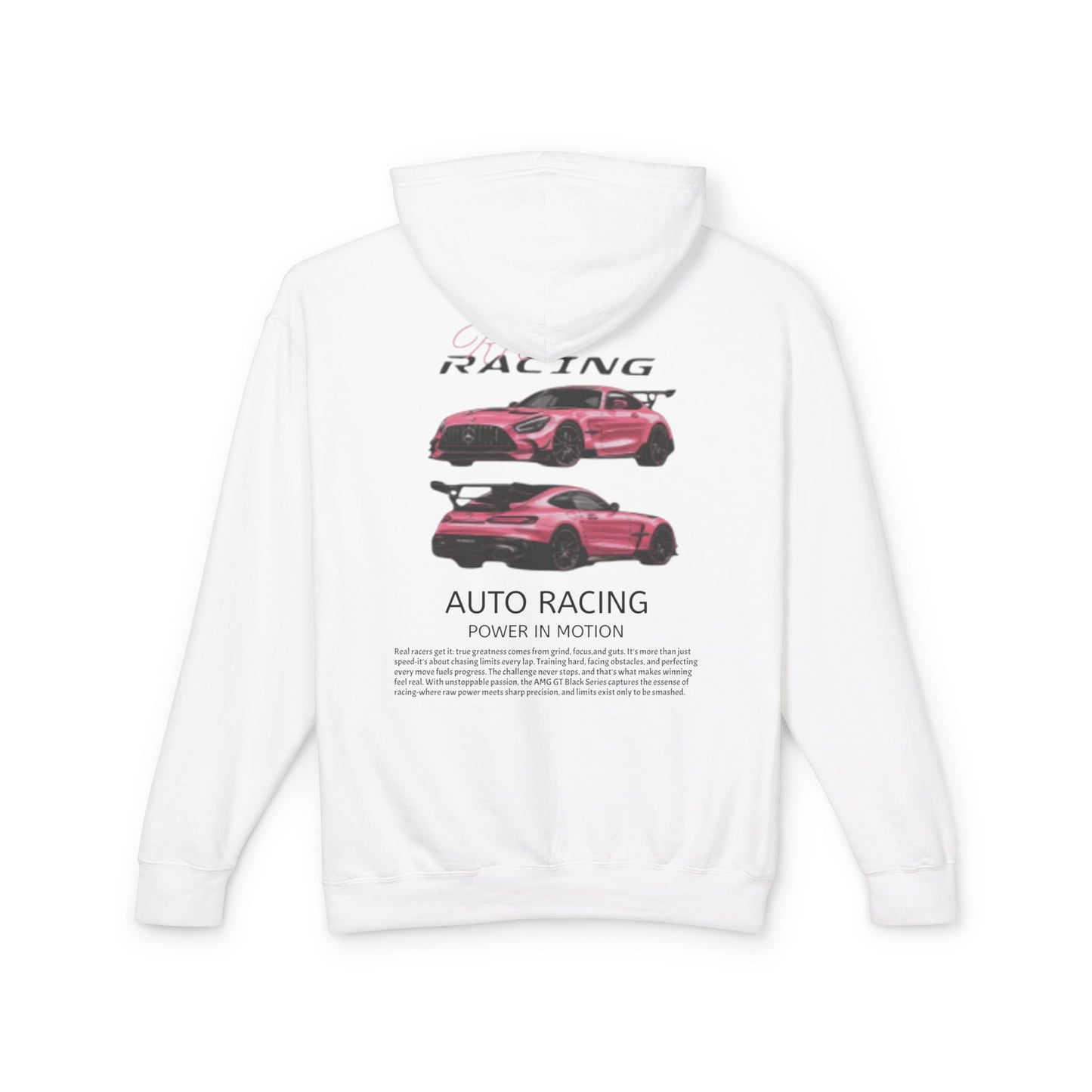 Pink Mercedes AMG GT Unisex Hoodie - Lightweight