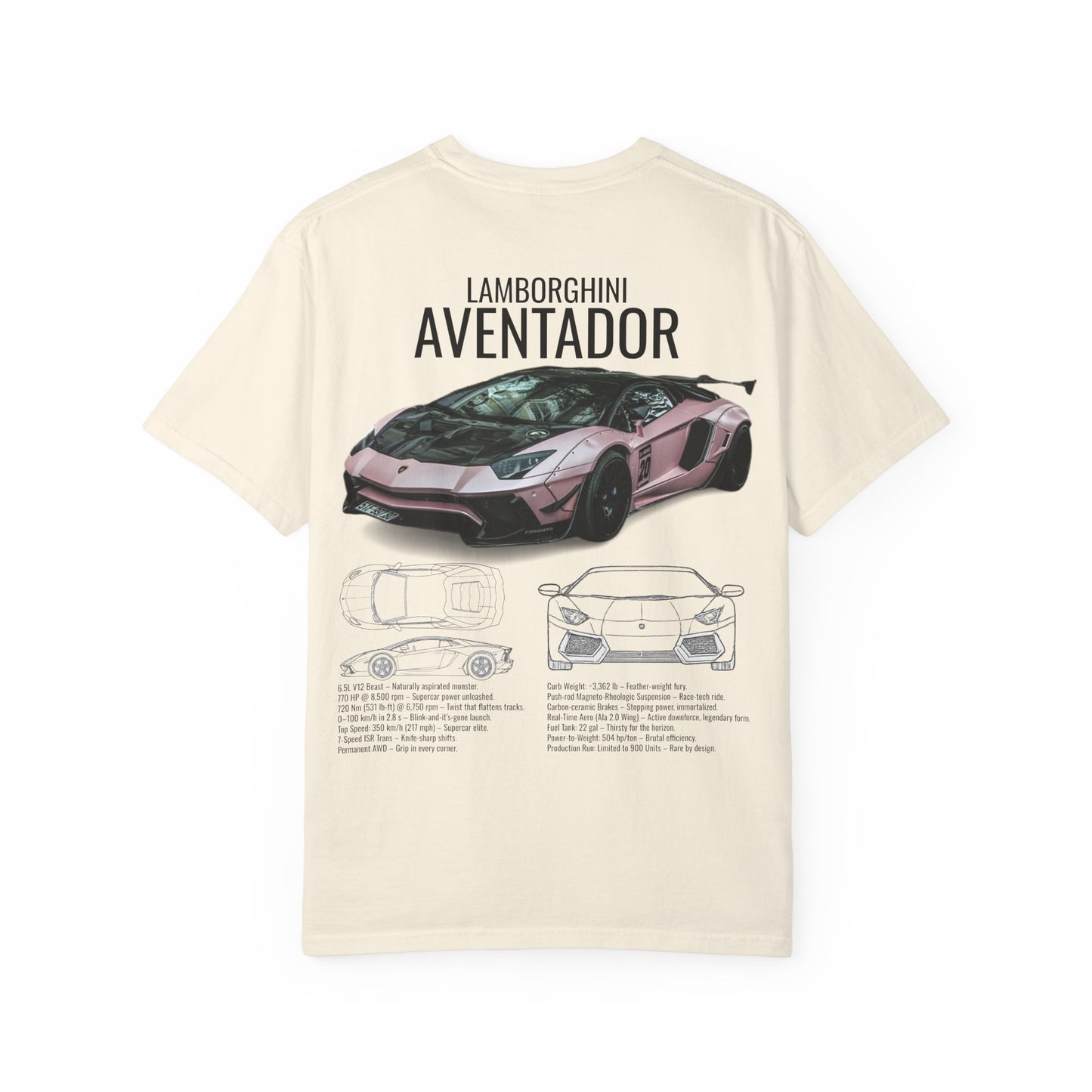 Lamborghini Aventador Graphic T-Shirt