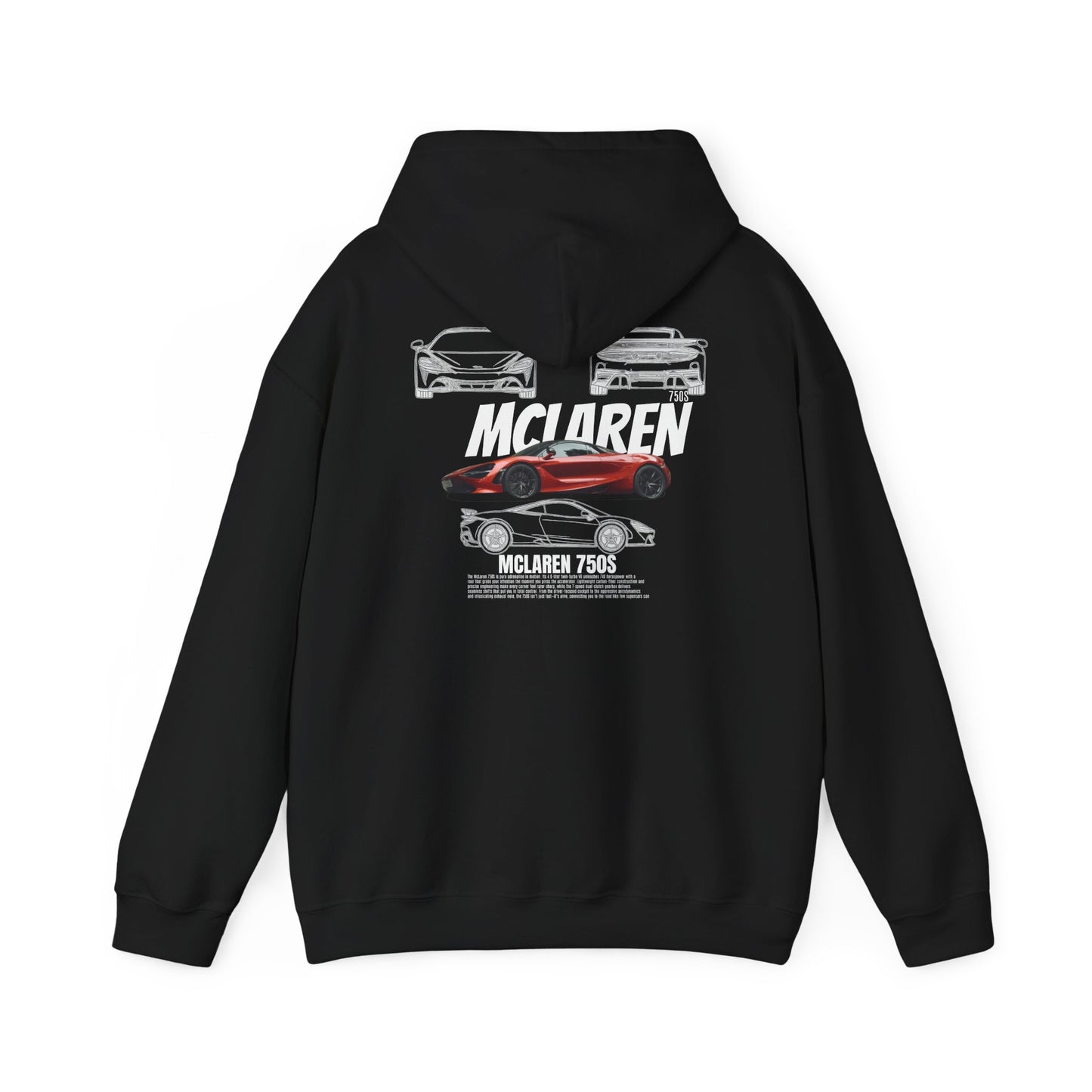 McLaren 750S Hoodie - Cool Car Hoodie