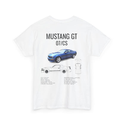 Ford Mustang 2007GT/CS T-Shirt with American Flag
