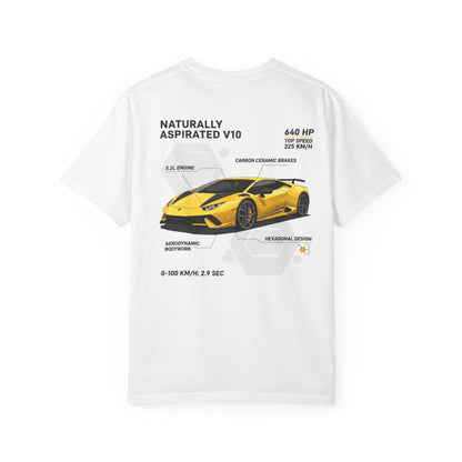 Lamborghini Huracan | Car Enthusiast T-Shirt - Unisex Garment-Dyed