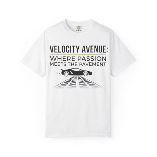 Velocity Avenue Unisex T-shirt - Passion meets the pavement