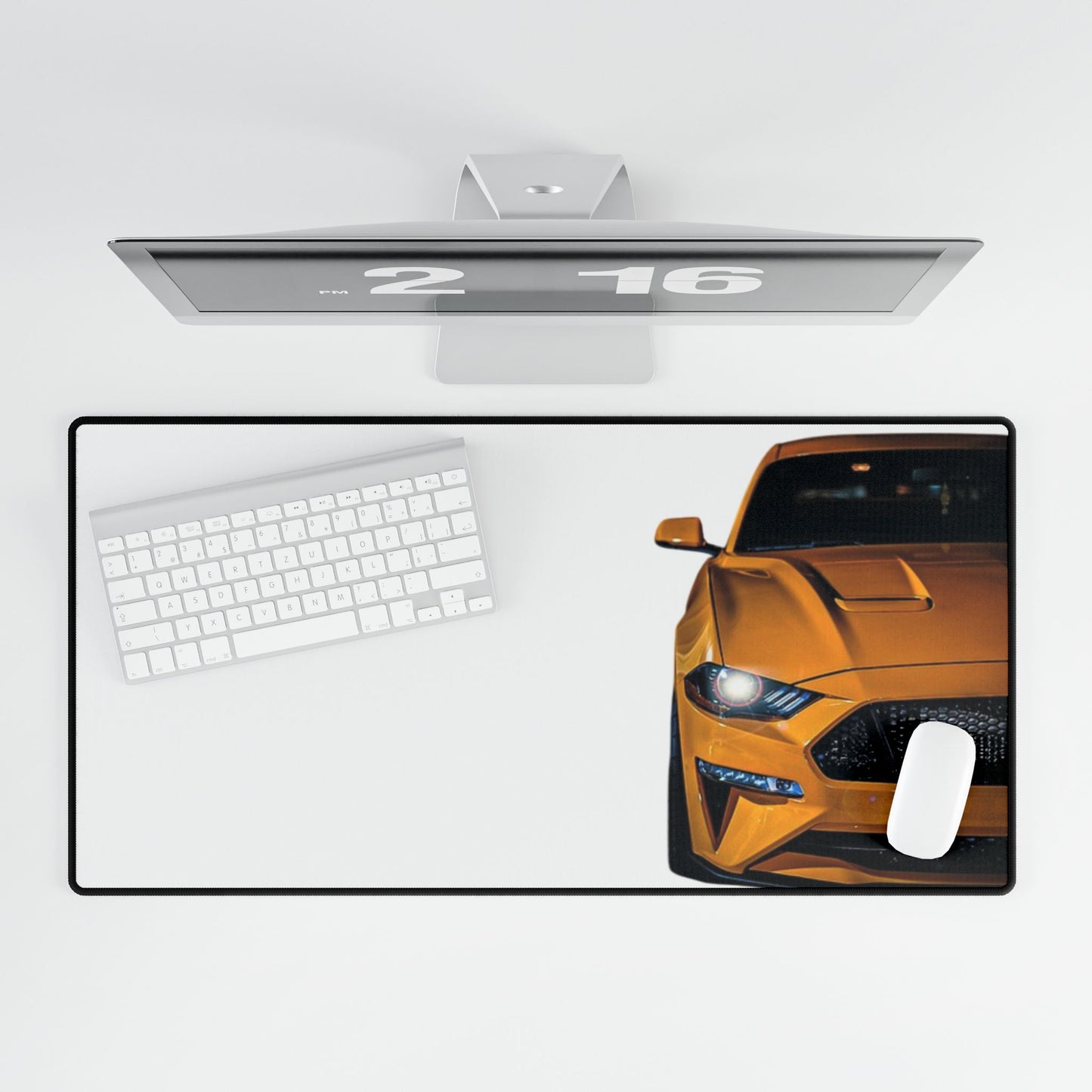Automotive Desk Mat Ford Mustang Black