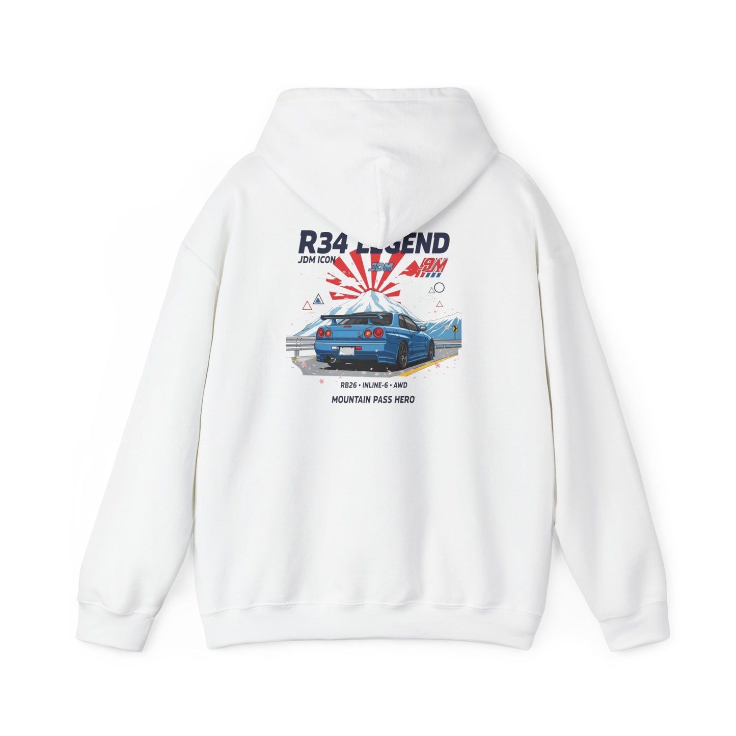 Nissan R34 JDM Vintage Car Hoodie