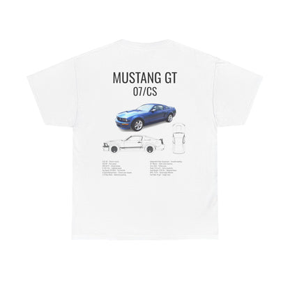 Ford Mustang 2007GT/CS T-Shirt with American Flag