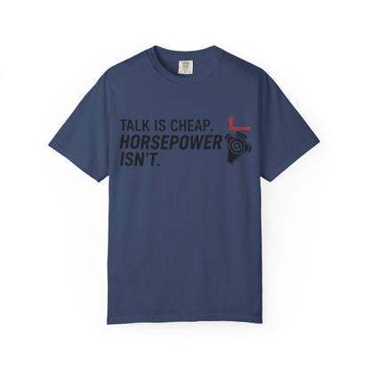 Horsepower Enthusiast T-Shirt, Unisex Garment-Dyed Tee for Car Lovers, Gifts for Dads, Father's Day, Auto Shows, Racing Events, [...]