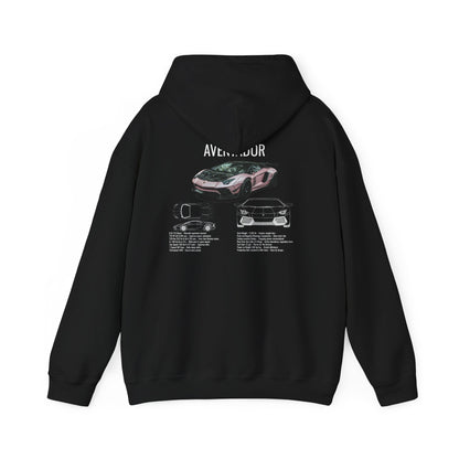 Lamborghini Aventador Graphic Hoodie