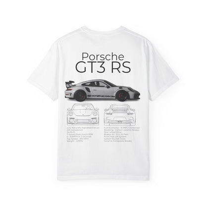 Porsche GT3 RS T-shirt | Car Lover Gift, Vintage Style Tee | German Flag Shirt