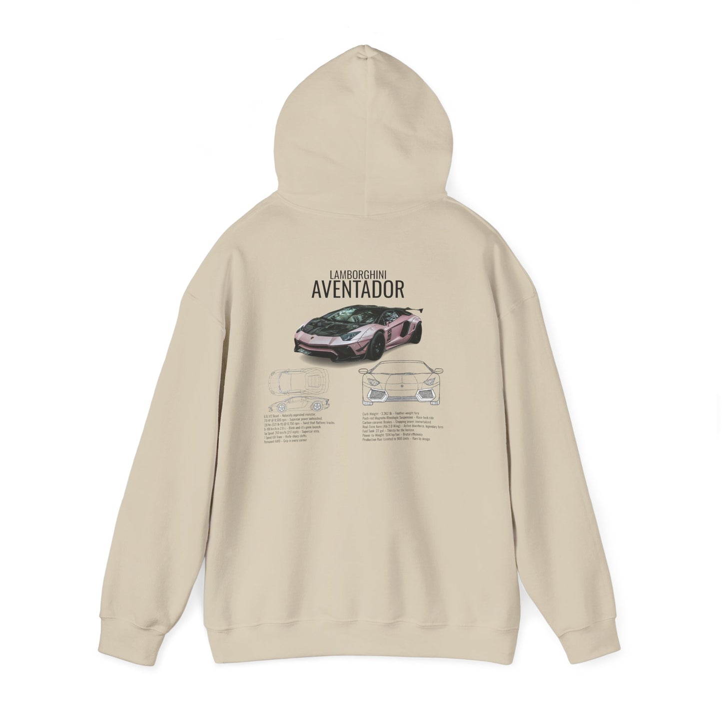Lamborghini Aventador Graphic Hoodie