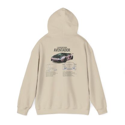 Lamborghini Aventador Graphic Hoodie
